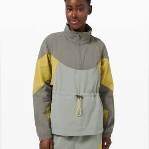 Lululemon NWT Evergreen Anorak Jacket  - lightweight water/wind resistant jacket